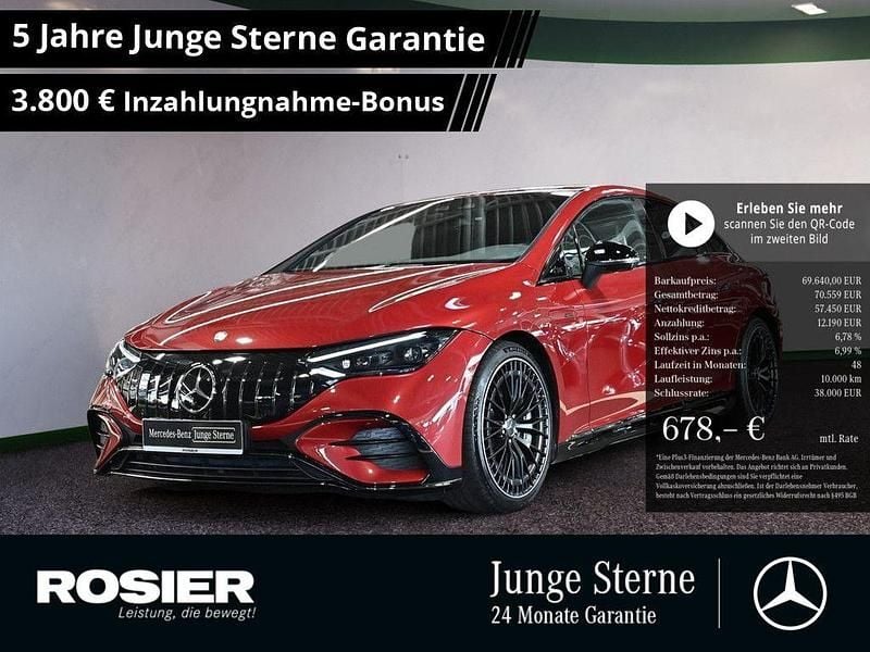 Gebraucht Mercedes EQE AMG 53 AMG 505 kW (687 PS) 2024 Rot / manufaktur patagonienrot (metallic) Limousine