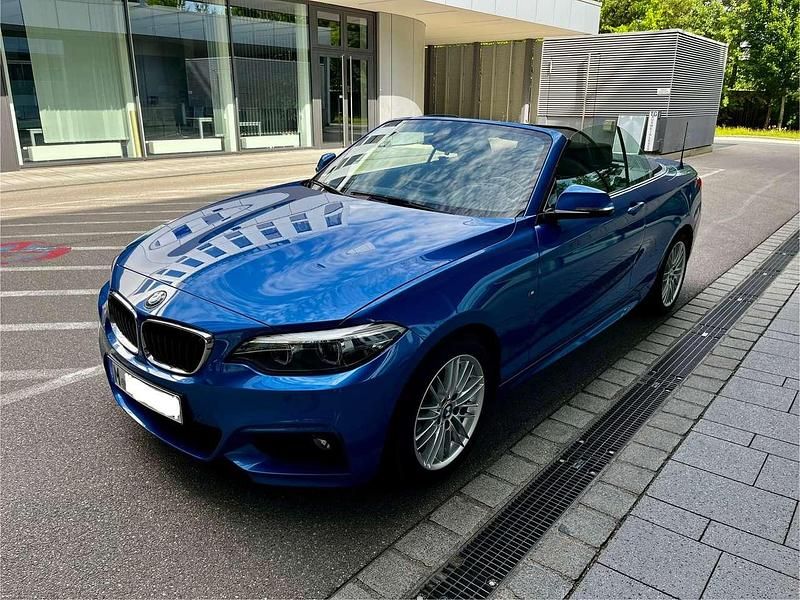 Blau Gebraucht 2018 BMW 220 M Sport Cabrio | 25.290 € (Etwas zu teuer) - Bild 1/4