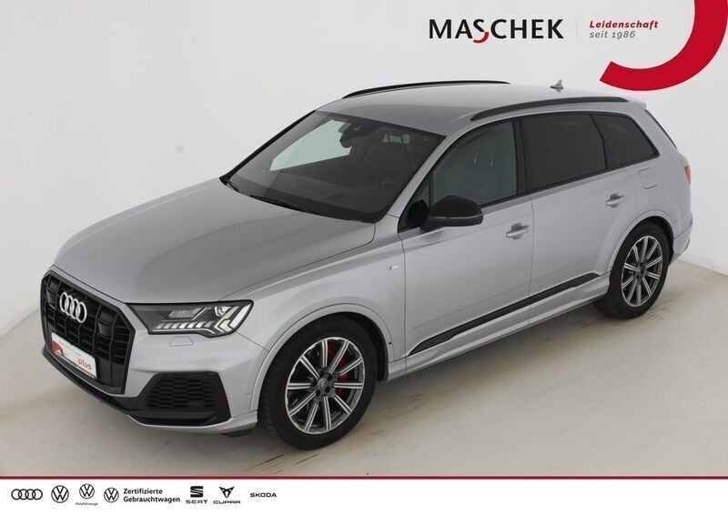 Florettsilber Gebraucht 2021 Audi Q7 S-Line SUV | 56.440 € (Superpreis) - Bild 1/4