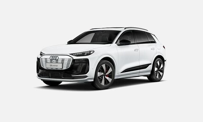 Weiß (gletscherweiß) Gebraucht 2025 Audi Q6 e-tron Ambiente SUV | 72.420 € (Guter Preis) - Bild 1/4