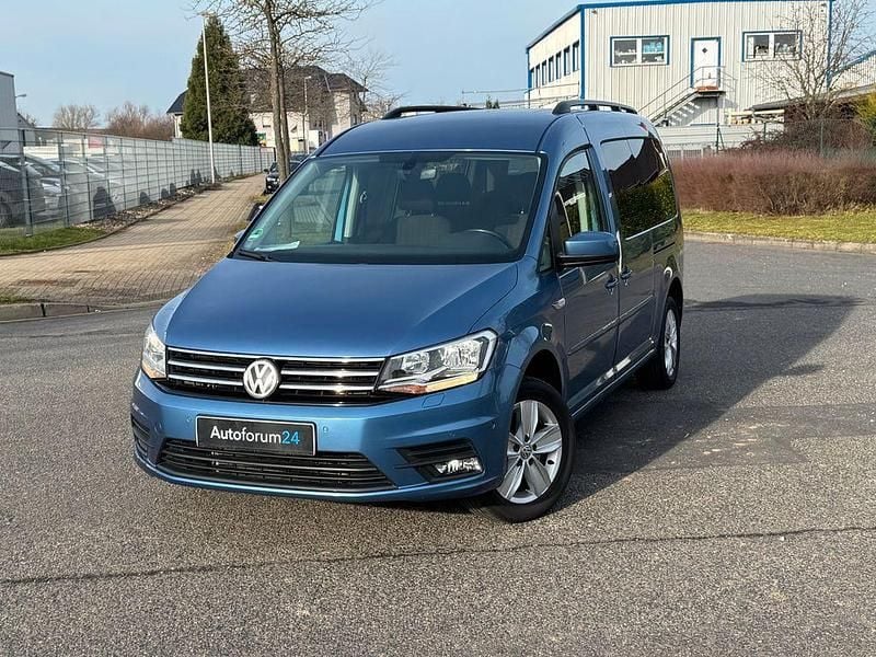 Blau Gebraucht 2018 VW Caddy Maxi Comfortline Van / Kleinbus | 22.999 € (Fairer Preis) - Bild 1/4
