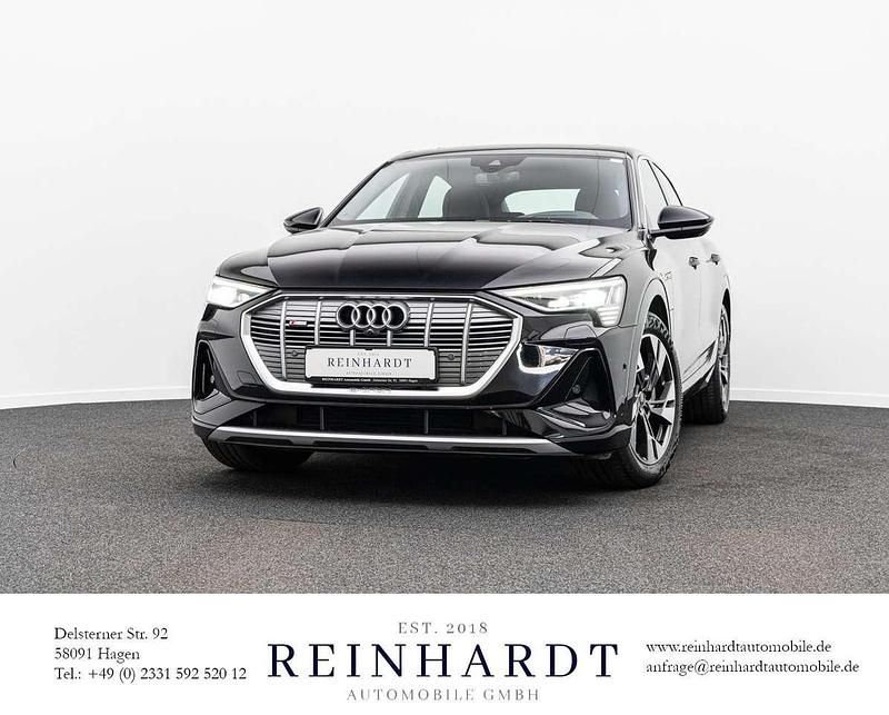 Mythosschwarz metallic Gebraucht 2021 Audi e-tron Sportback S-Line SUV | 27.760 € (Superpreis) - Bild 1/1