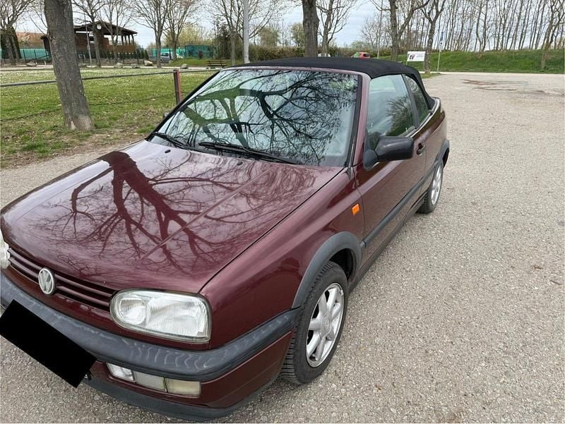 Rot Gebraucht 1994 VW Golf Cabriolet Cabrio | 2.800 € - Bild 1/4