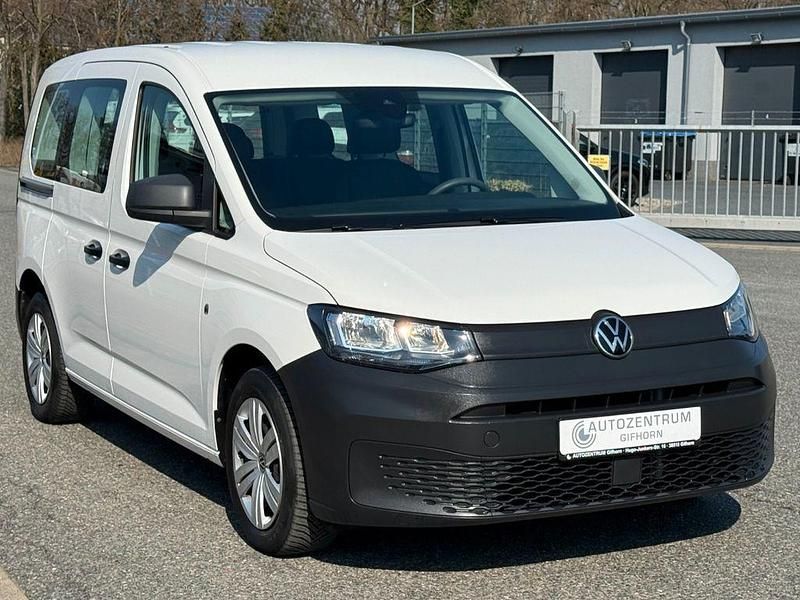 Gebraucht VW Caddy 75 PS (55 kW) 2021 Weiß Van / Kleinbus