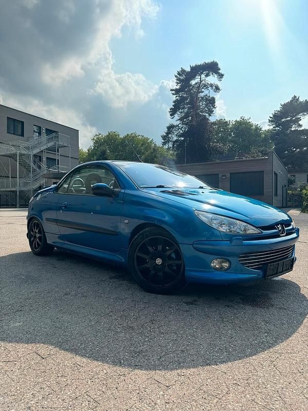 Blau Gebraucht 2002 Peugeot 206 CC Cabrio | 600 € (Superpreis) - Bild 1/4
