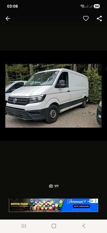 Gebraucht VW Crafter Trendline 140 PS (102 kW) 2018 Weiß Van