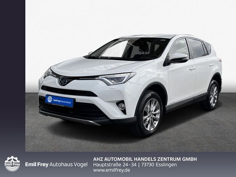 Weiß Gebraucht 2019 Toyota RAV4 Hybrid Team SUV | 23.390 € (Guter Preis) - Bild 1/4