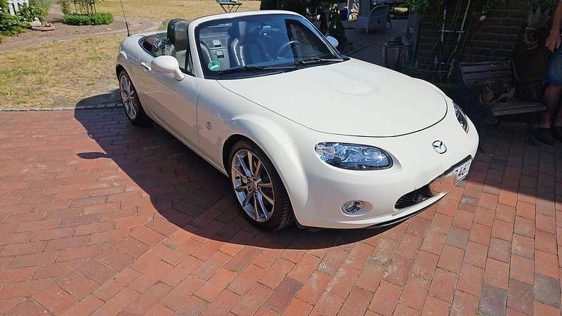 Gebraucht Mazda MX5 Emotion 126 PS (92 kW) 2008 Weiß Cabrio