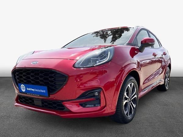 Rot (fantastic red metallic) Gebraucht 2024 Ford Puma Gen-E ST-Line SUV | 22.400 € (Guter Preis) - Bild 1/4