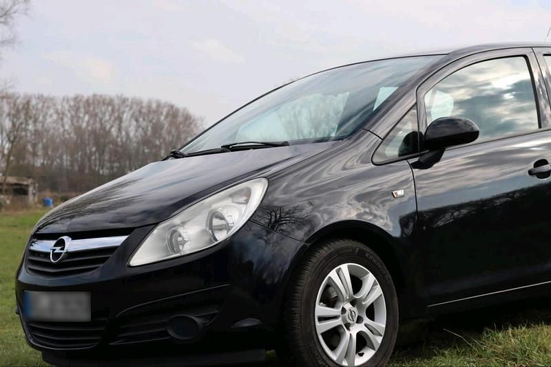 Gebraucht Opel Corsa 2009 Schwarz Kleinwagen