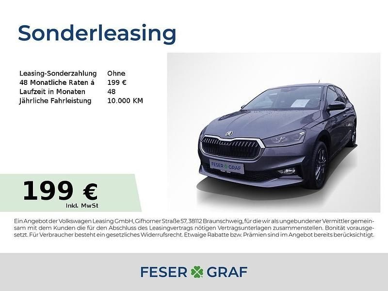 Grau (graphitegrau) Neu 2025 Skoda Fabia Tour Kleinwagen | 23.290 € (Etwas zu teuer) - Bild 1/4