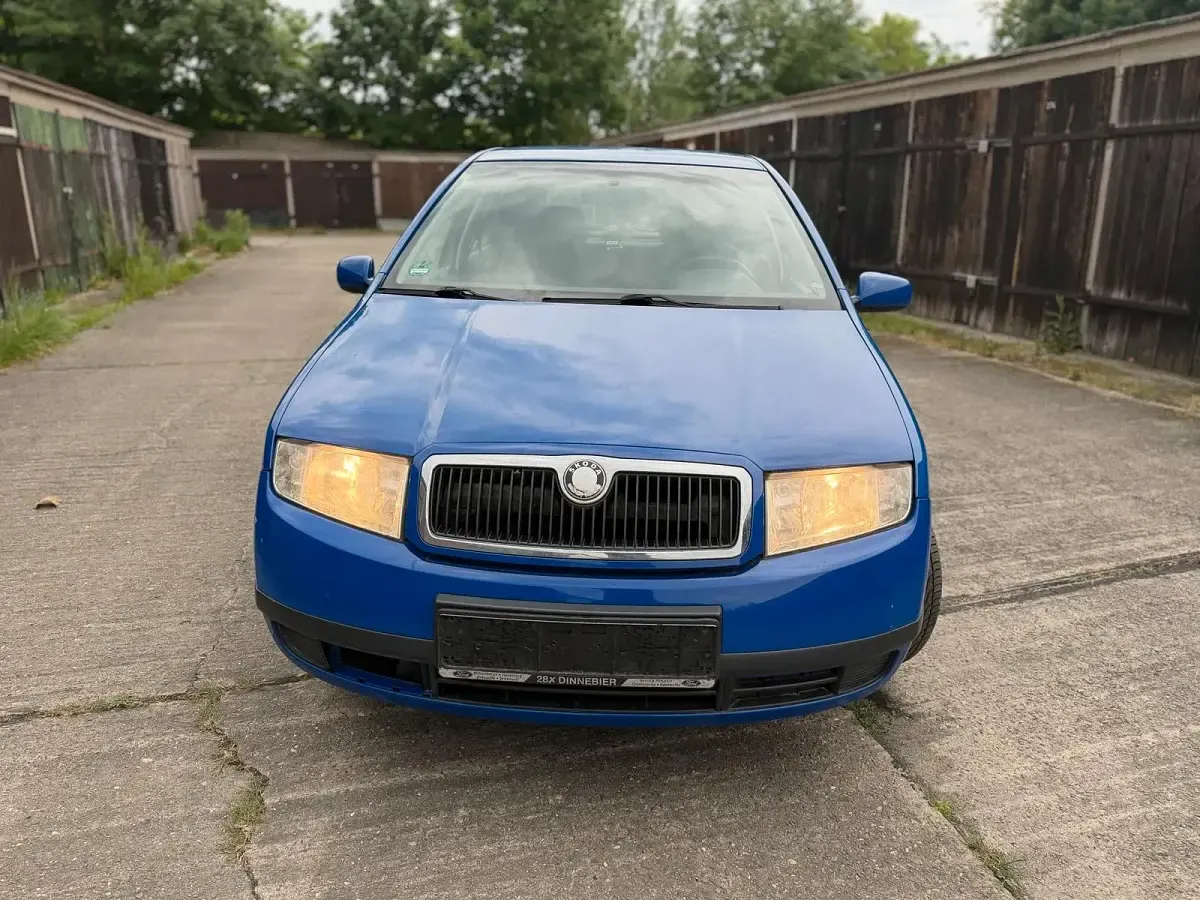 Gebraucht Skoda Fabia 2004 Blau Kleinwagen