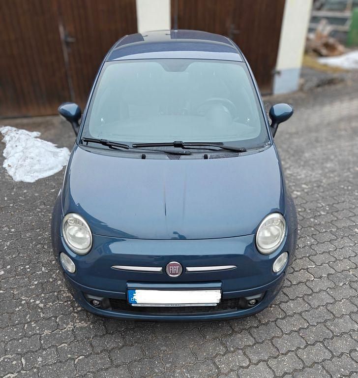 Gebraucht Fiat 500 Lounge 86 PS (63 kW) 2012 Blau Kleinwagen