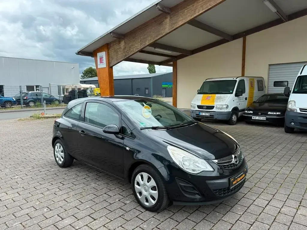 Gebraucht Opel Corsa Edition 69 PS (50 kW) 2013 Schwarz Kleinwagen