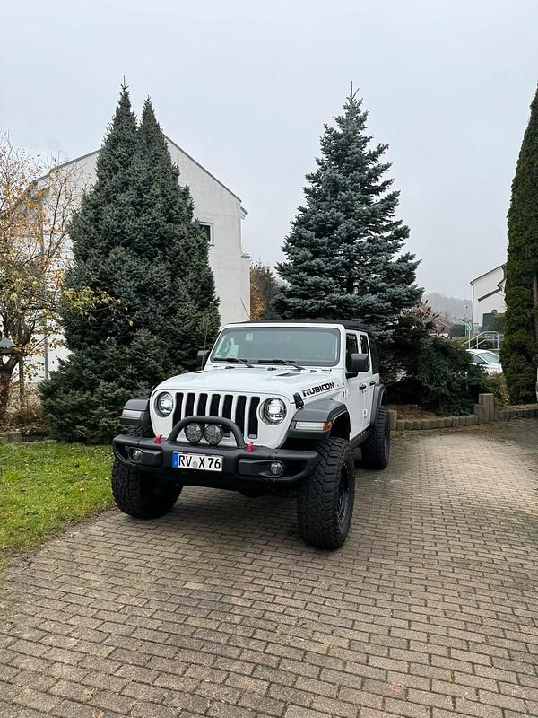 Weiß Gebraucht 2020 Jeep Wrangler Rubicon SUV | 52.900 € - Bild 1/4