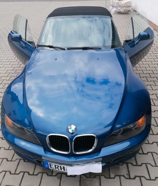 Blau Gebraucht 2001 BMW Z3 Sport Line Cabrio | 8.200 € (Superpreis) - Bild 1/4