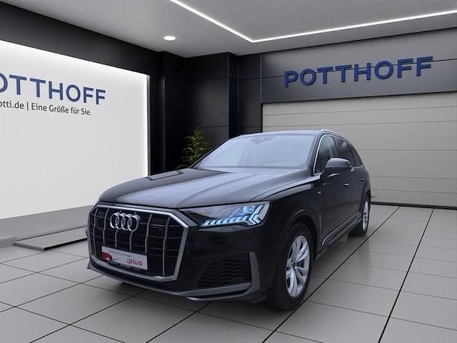 Tiefschwarz Gebraucht 2021 Audi Q7 Ambiente SUV | 50.750 € (Superpreis) - Bild 1/4