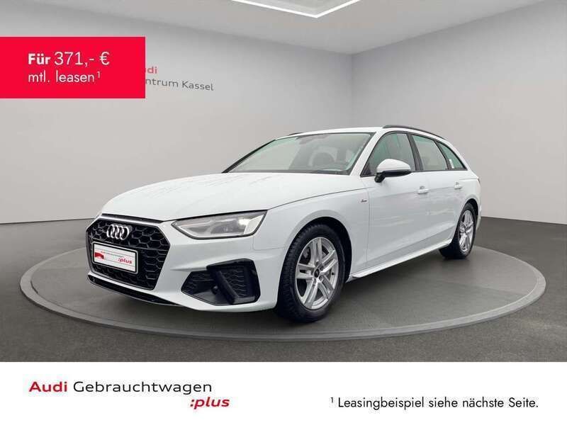 Gebraucht Audi A4 S-Line 204 PS (150 kW) 2024 Gletscherweiß metallic Kombi