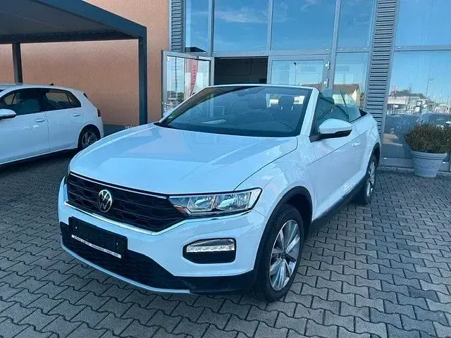 Gebraucht VW T-Roc Cabriolet Style 110 PS (80 kW) 2021 Weiß Cabrio
