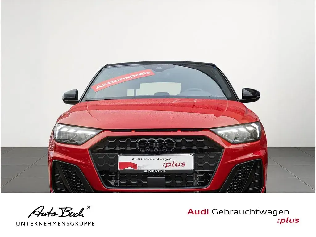 Gebraucht Audi A1 Sportback S-Line 116 PS (85 kW) 2025 Progressivrot metallic/mythosschwarz metallic Kleinwagen