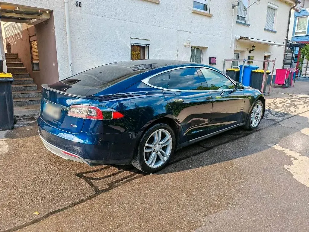 Gebraucht Tesla Model S 309 kW (421 PS) 2013 Blau Kleinwagen