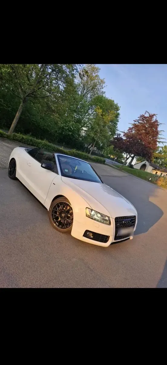 Gebraucht Audi A5 Cabriolet S-Line 211 PS (155 kW) 2012 Weiß Cabrio