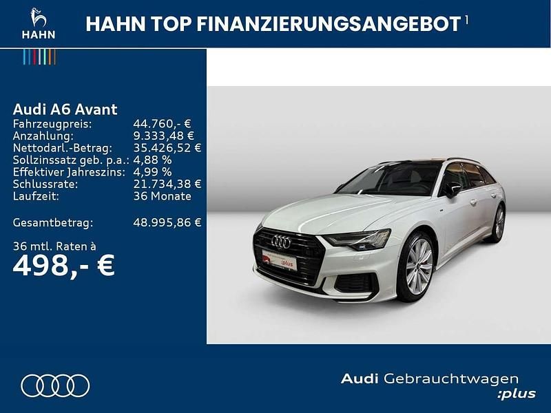 Gebraucht Audi A6 S-Line 367 PS (269 kW) 2023 Gletscherweiß metallic Kombi