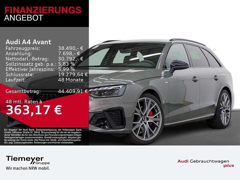 Chronosgrau metallic Gebraucht 2024 Audi A4 S-Line Kombi | 38.490 € (Etwas zu teuer) - Bild 1/3