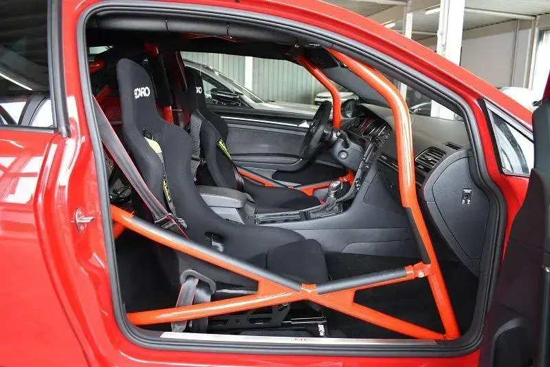 Usata VW Golf 265 CV (194 kW) 2016 Rosso Coupé