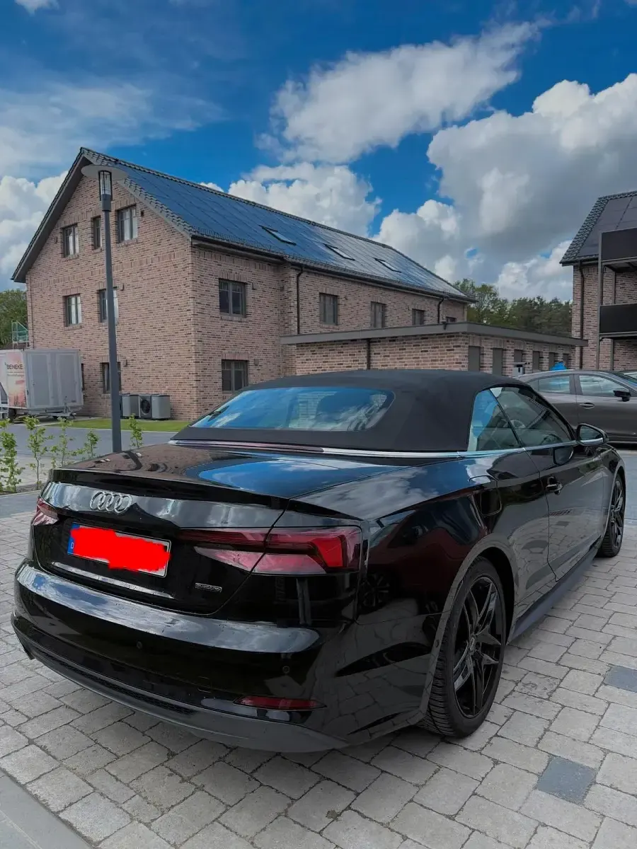 Usata Audi A5 Cabriolet S-Line 190 CV (139 kW) 2019 Nero Cabrio
