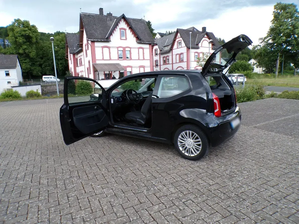 Gebraucht VW up! 60 PS (44 kW) 2014 Schwarz Kleinwagen