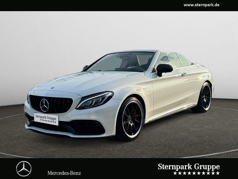 Manufaktur diamantweiß bright Gebraucht 2017 Mercedes C63 AMG AMG Cabrio | 56.490 € (Fairer Preis) - Bild 1/4