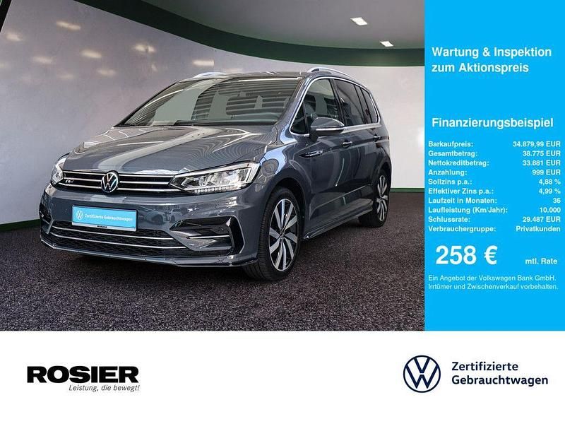 Grau / delfingrau Gebraucht 2024 VW Touran Highline Van / Kleinbus | 34.880 € (Fairer Preis) - Bild 1/4