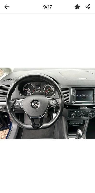 Gebraucht VW Sharan Highline 184 PS (135 kW) 2017 Blau Van / Kleinbus