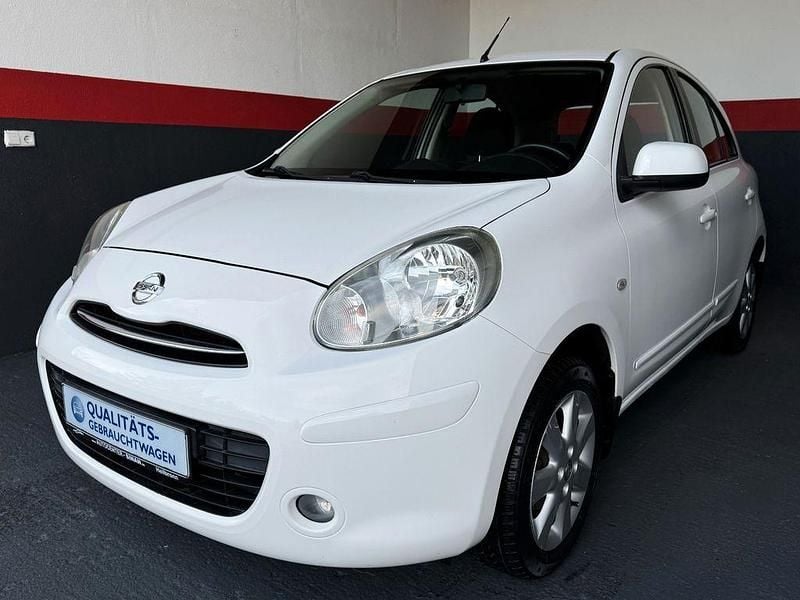 Weiß Gebraucht 2011 Nissan Micra Acenta Limousine | 4.390 € (Fairer Preis) - Bild 1/4