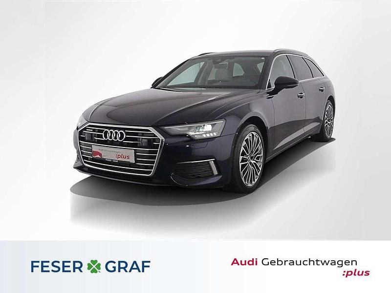 Firmamentblau metallic Gebraucht 2021 Audi A6 Design Kombi | 33.650 € (Guter Preis) - Bild 1/4