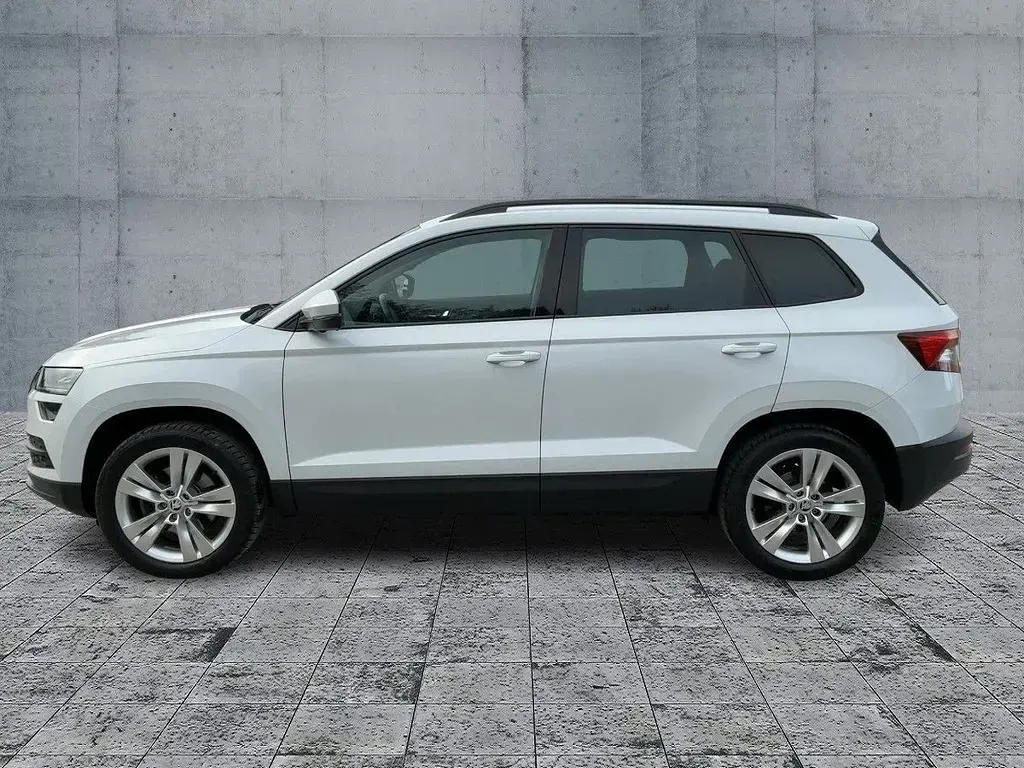 Gebraucht Skoda Karoq Style 150 PS (110 kW) 2021 Moonweiss metallic SUV