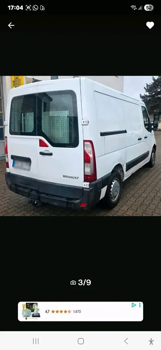 Gebraucht Renault Master 125 PS (91 kW) 2015 Weiß Van