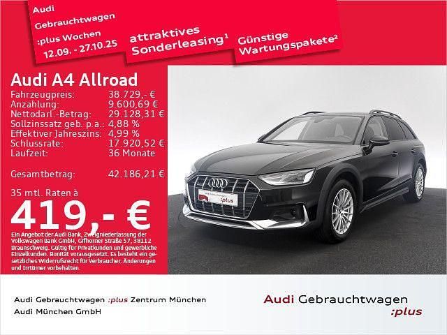 Brillantschwarz Gebraucht 2021 Audi A4 Allroad Design Kombi | 38.729 € (Etwas zu teuer) - Bild 1/2