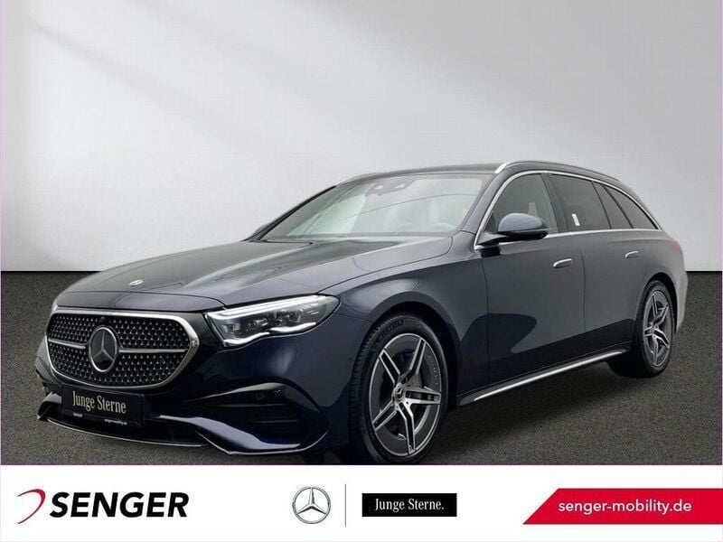 Blau Gebraucht 2024 Mercedes E220 AMG Limousine | 58.979 € (Teuer) - Bild 1/4