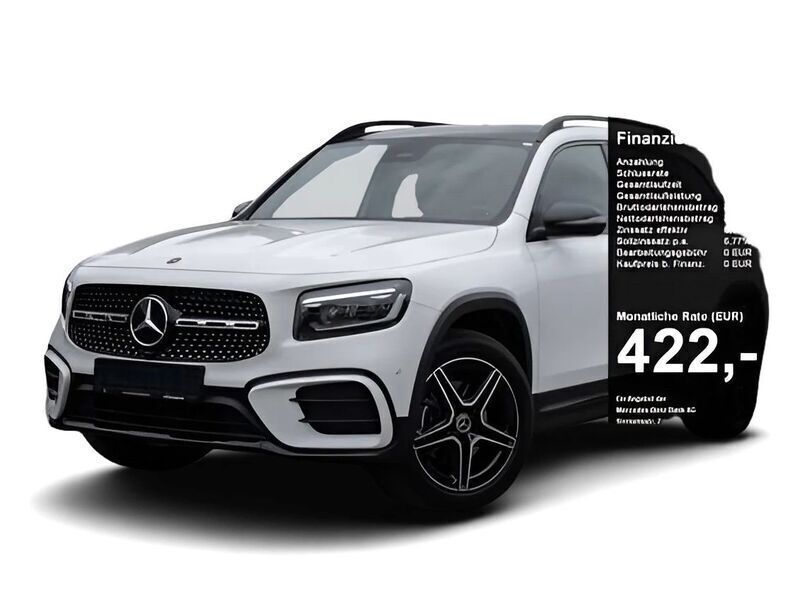 Weiss Gebraucht 2024 Mercedes GLB200 AMG SUV | 52.418 € - Bild 1/4