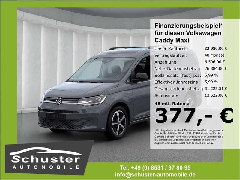 Gebraucht VW Caddy Dark Label 102 PS (75 kW) 2024 Pure grey Van / Kleinbus