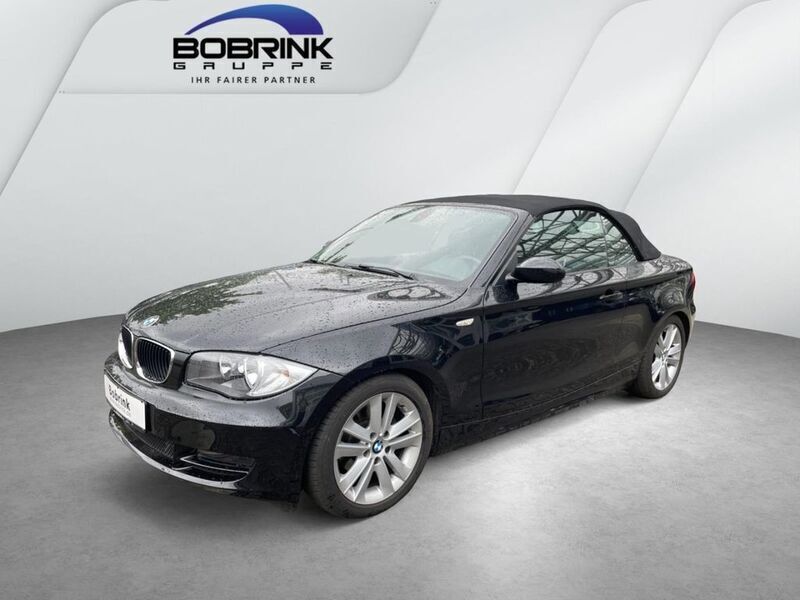 Schwarz Gebraucht 2008 BMW 118 Cabriolet Advantage Cabrio | 11.980 € (Etwas zu teuer) - Bild 1/4