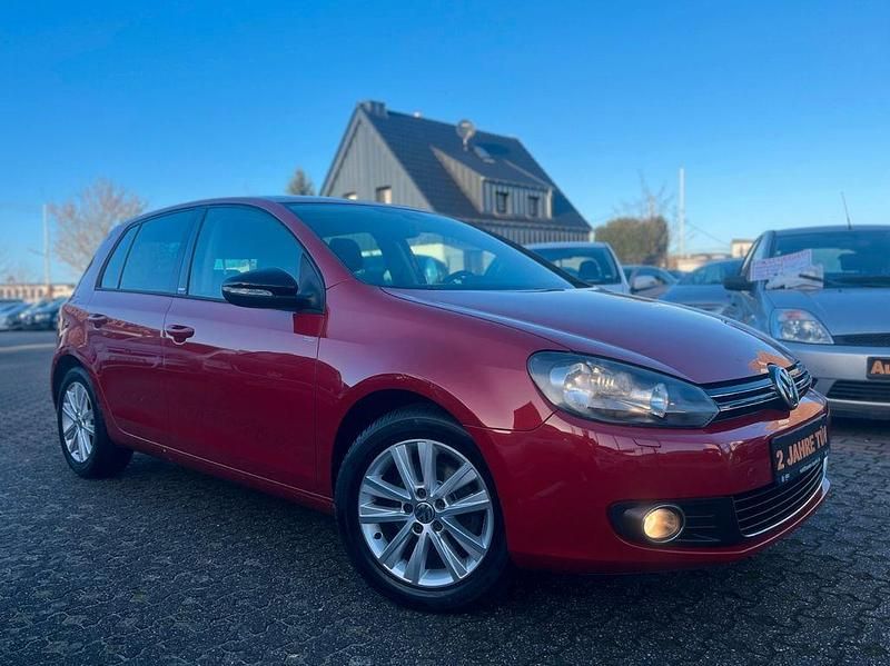 Gebraucht VW Golf VI Style 86 PS (63 kW) 2012 Rot Kleinwagen