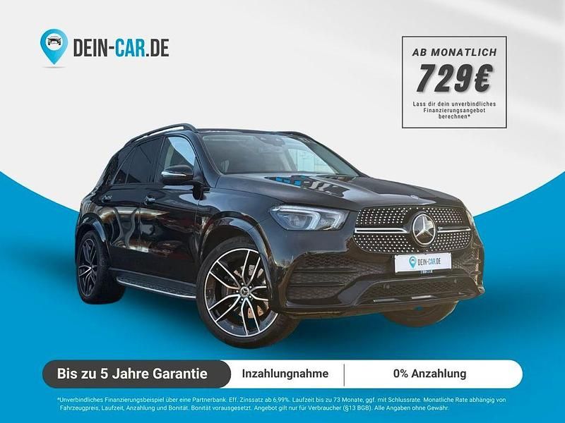 Schwarz Gebraucht 2021 Mercedes GLE400 AMG line SUV | 59.740 € (Superpreis) - Bild 1/4