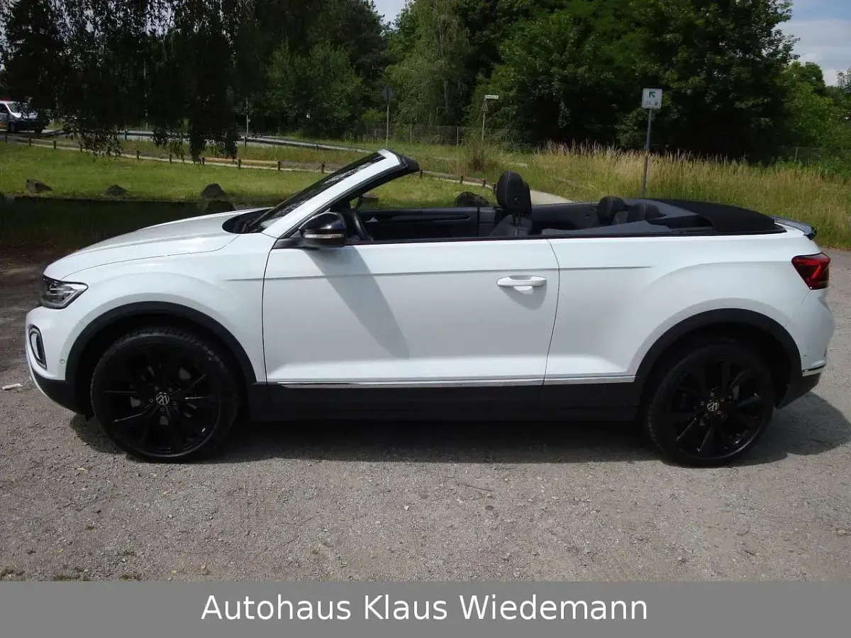 Gebraucht VW T-Roc Cabriolet Style 150 PS (110 kW) 2022 Weiß Cabrio
