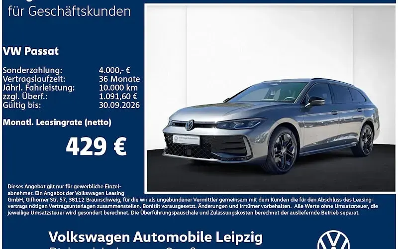 Neu VW Passat R-line 272 PS (200 kW) 2026 Grau Kombi