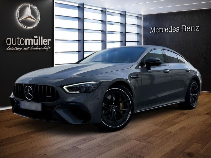 Manufaktur classicgrau uni Gebraucht 2023 Mercedes AMG GT63 S E Performance AMG Coupé | 189.490 € - Bild 1/4
