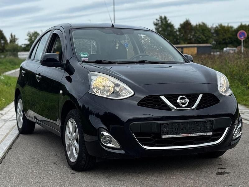 Schwarz Gebraucht 2014 Nissan Micra Kleinwagen | 4.499 € (Guter Preis) - Bild 1/4