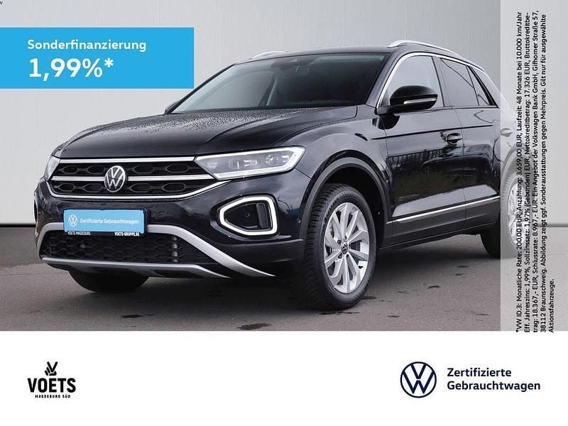 Schwarz Gebraucht 2024 VW T-Roc Style SUV | 28.480 € (Guter Preis) - Bild 1/4